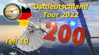 Ostdeutschland Tour 2022 - Teil 10 - Ein ruhiger Flug bis Anklam mit der 200. Landung
