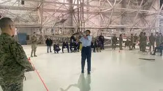 San Angelo Central TX936 Cadet Colonel Naiyah Reese Armed Solo Exihibition Tinker AFB 2025