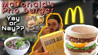 Pho Burger - Ethan tries