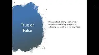 Crash Course in Animal Breeding and Genetics
