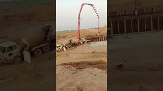 SANY#concrete pump work construction equipment