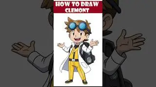 Clemont Drawing Pokemon Character #drawing #drawingtutorial #art