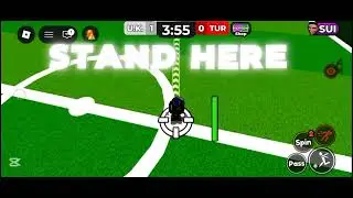 How to shoot a goal above the goal keeper (team soccer 3v3 roblox)