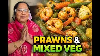 Prawns with Mixed Veg 😍 | Aisa Taste Pehle Kabhi Nahi Khaya!