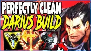 PERFECTLY CLEAN DARIUS BUILD 🔥 BE IMMORTAL WITH INSANE DAMAGE 🔥 TOP Darius Season 9 Gameplay