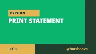 PRINT STATEMENT