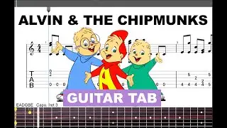 Alvin And The Chipmunks Theme (80's Cartoon) - Fingerstyle Guitar Tab