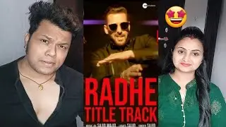 Radhe Title Track | Radhe - Your Most Wanted Bhai | Salman Khan & Disha Patani | Radhe Reaction🤩🔥