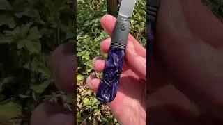 How do you like the Purple Kirinite Laidback Jack? 😉 #edcknife #pocketknife #outdoors #knife