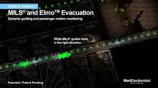 Safety and Guidance - Optimize passenger escape route with dynamic guiding and motion monitoring