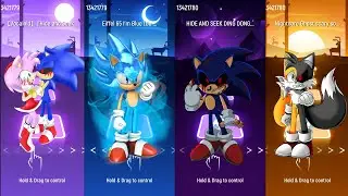 Amy Sonic Exe - Blue Super Sonic - Sonic Exe - Tails Exe - Tiles Hop EDM