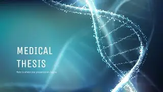 Free Medical Thesis PowerPoint Template & Google Slide Theme by GreatPPT.com