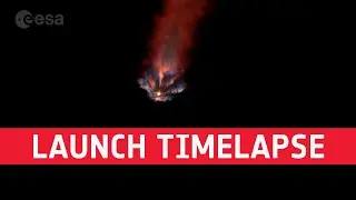 Mission Alpha launch timelapse