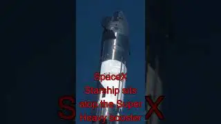 SpaceX Falcon 9 Super Heavy booster launches Starship