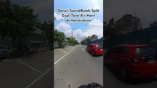 Denali SoundBomb Split Dual-Tone Air Horn demonstration
