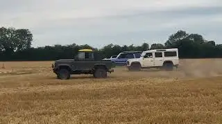Land Rover drag race - Tdi vs M57 vs Td5 vs V8 vs 3.2