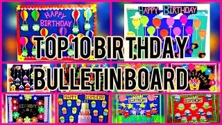 Top 10 birthday bulletin boards /Birthday boards for classroom /birthday board tutorial