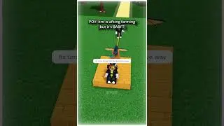 ROBLOX BUT BRO IS AFK FARMING😭 - Build a Boat for Treasure #babft