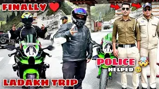 FINALLY🥰LADAKH PART 1 &hearts;️POLICE NE KARI HELP GOLDEN BUTTON REVEAL?  ​⁠@PRORIDER1000AgastayChauhan