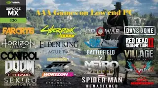 Geforce MX330 Gaming in 2023 - Part 1- Test with 20 AAA Games