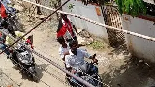 DMK rally.