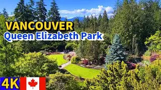 Graduation Season Walk in Queen Elizabeth Park -  Parks in Vancouver B.C. CANADA | 4k