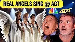 FIRST EVER Angels on AGT! Everyone Shocked by Carol's Song! #agtmagic #viralvideo