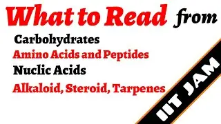 Natural product Chemistry : Carbohydrates, Alkaloids, Amino acids, Nuclic Acids, steroids, terpenes