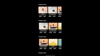 E-commerce App Design Home page in Swift 5 iOS (Collection view in Tableview)