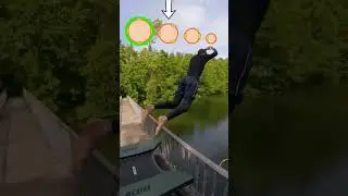 jumping into impossible rinks #backflip #challenge #diving