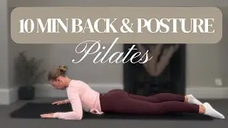 DAY 4 | 30 DAY PILATES CHALLENGE | 10 MIN Back & Posture Pilates | pilateswithrhianne