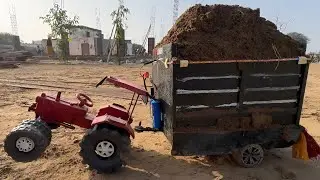 🗣️New Trolly Bnaya 🥵 &ldquo; ट्रेक्टर से Troly me Mitii भर कर काम किया 💯 