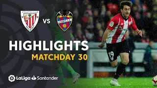 Highlights Athletic Club vs Levante UD (3-2)