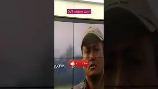 turn 6 tv into 1 tv  2&times;3 samsung video wall