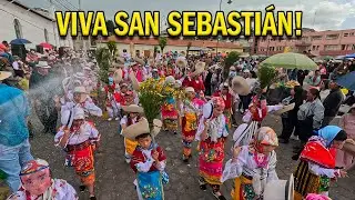 Así FESTEJAN a San Sebastián en Latacunga 👌🥳 Fiestas y Tradiciones de Ecuador 🇪🇨