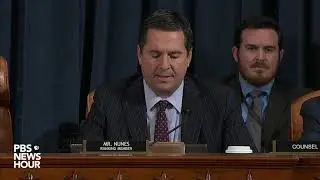 WATCH: Rep. Nunes&rsquo; closing statement in Cooper and Hale hearing | Trump's first impeachment hearings