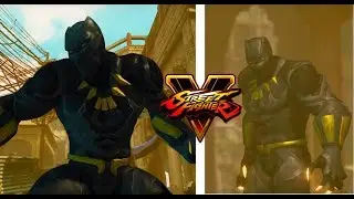 Street Fighter 5 mods Necalli Black Panther (Marvel)