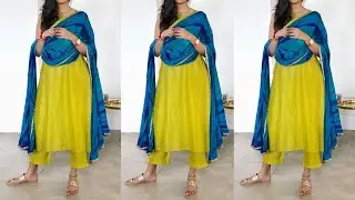 New color combination suit design 2021 | Plain suit with contrast dupatta design | #punjabisuit2021