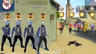 No Internet Prank 🤣| FREE FIRE FUNNY GAMEPLAY | ZENO FF