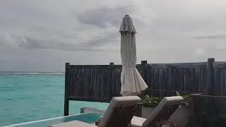 The Most Amazing View! On the Deck of a Sunset Water Villa with Pool,  Conrad Maldives, June 2025