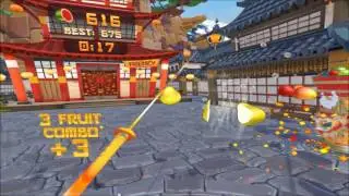 Fruit Ninja VR Early Access HTC Vive - Lenovo Y900 Gameplay