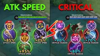 Roger Attack Speed Build vs Roger Critical Build - Build Top 1 Global Roger ~ MLBB