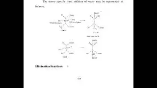 PG III SEM Transfer of sulphate, addition and elimination reaction.
