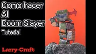Como hacer al Doom Slayer (Papercraft)