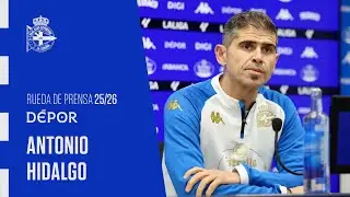 Rueda de prensa de Antonio Hidalgo previa al UD Almería - RC Deportivo