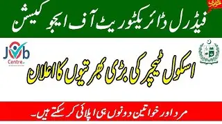 Federal Directorate of Education FDE Jobs 2025 Online Apply // online apply now FDE jobs