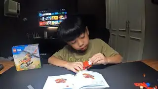 Building LEGO City 60411 Fire Rescue Helicopter