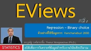 EViews08 : Regression - Binary choice