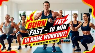 🔥 10-Minute FAT BLASTER! Torch Calories & Sculpt Your Body &ndash; NO EQUIPMENT Needed! (Home Workout)