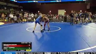 Cadet Men 100 Brandon Boehm Colorado Vs Rhett Koppes Kansas
